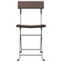 Voir la diapositive 4 : VIDAXL Chaises de bistrot pliantes lot de 6 Resine tressee et acier
