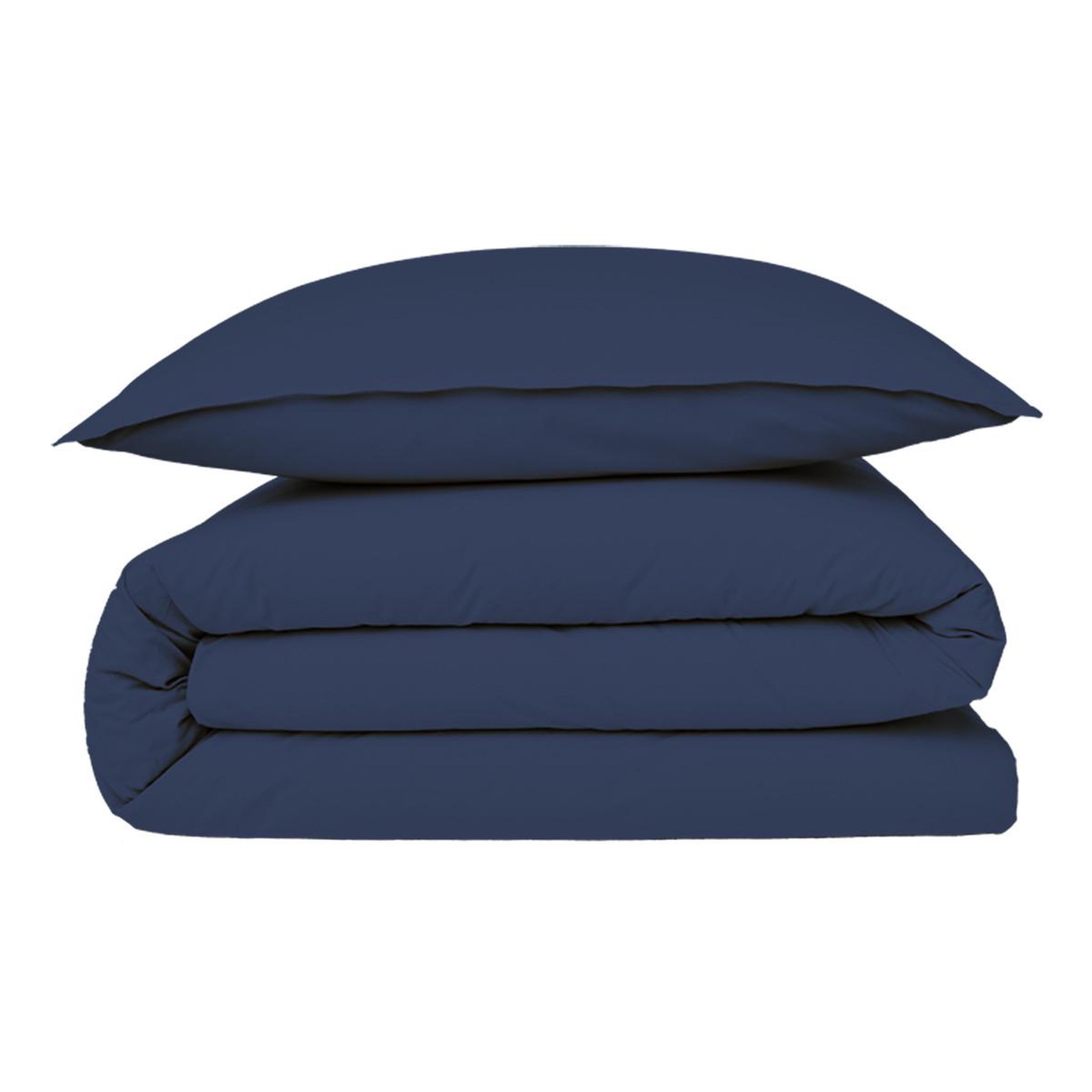 Voir la diapositive 1 : FUTURE HOME Housse de couette en coton 57 fils unie