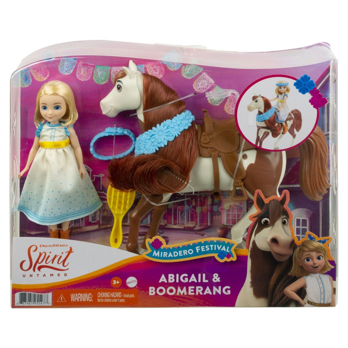MATTEL Spirit l'indomptable - Poupée et cheval - Abigaelle et Boomerang