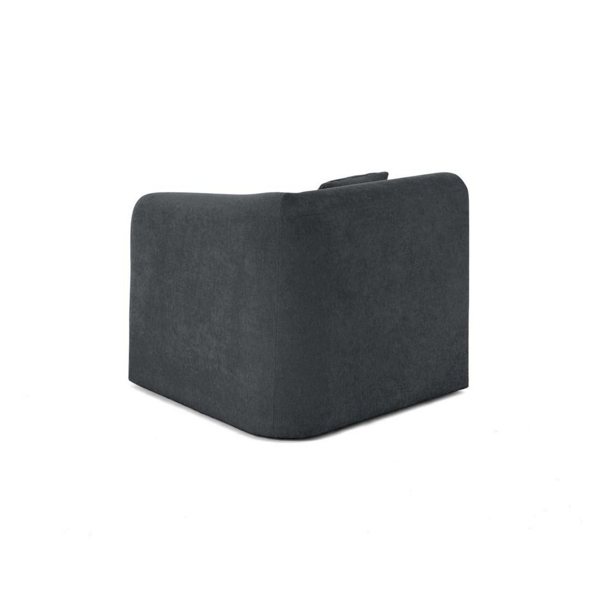 LISA DESIGN Ikare - module d'assise d'angle droit - en tissu