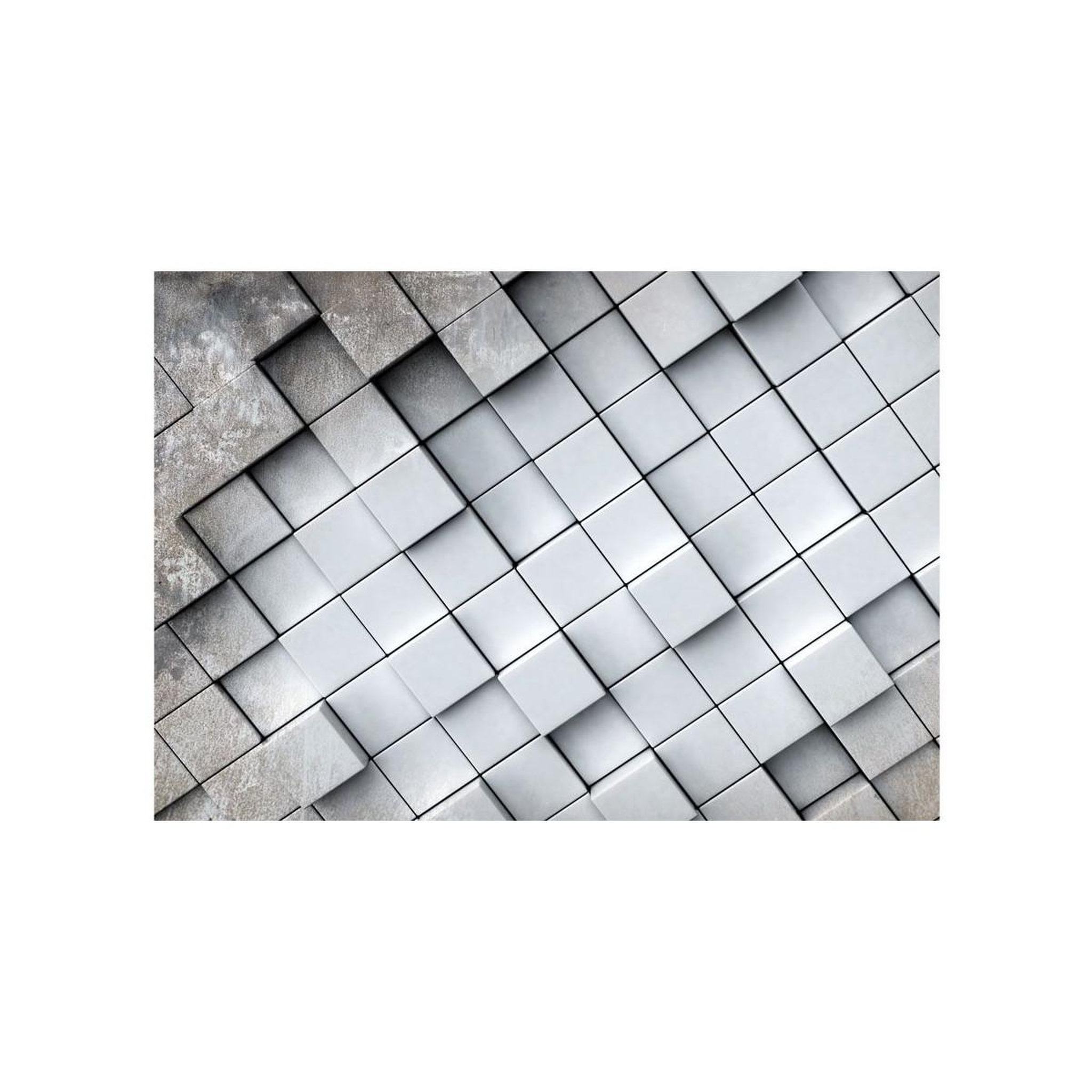 Voir la diapositive 2 : Paris Prix Papier peint  gray background 3d