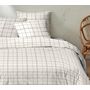 Voir la diapositive 3 : Home collection Parure housse de couette prades ecru