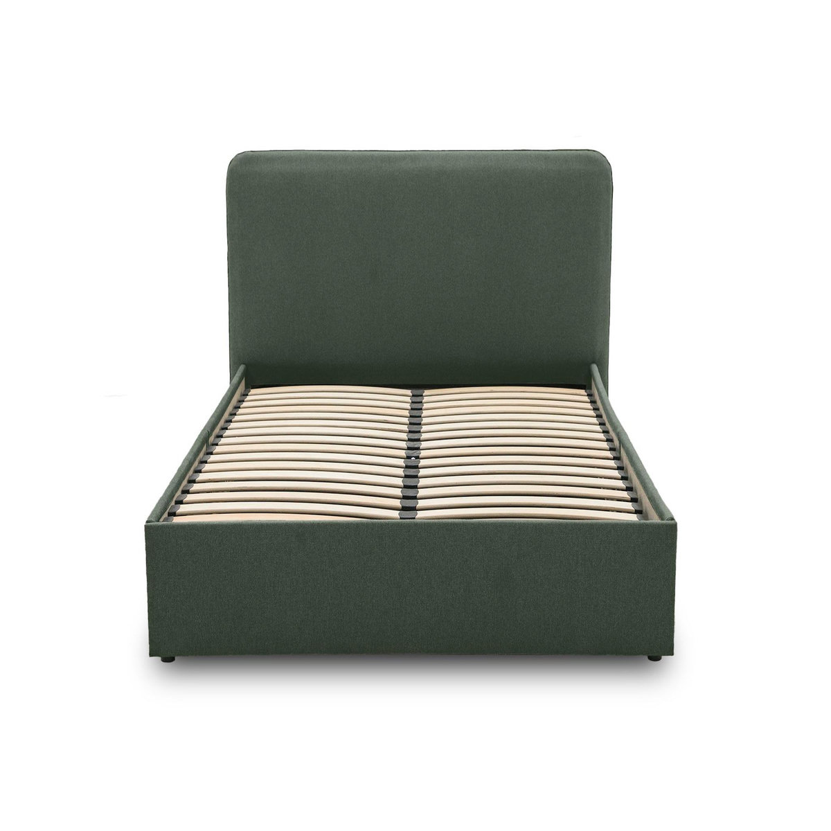 BEST MOBILIER Goyave - lit coffre - 140x190 - en tissu - sommier inclus