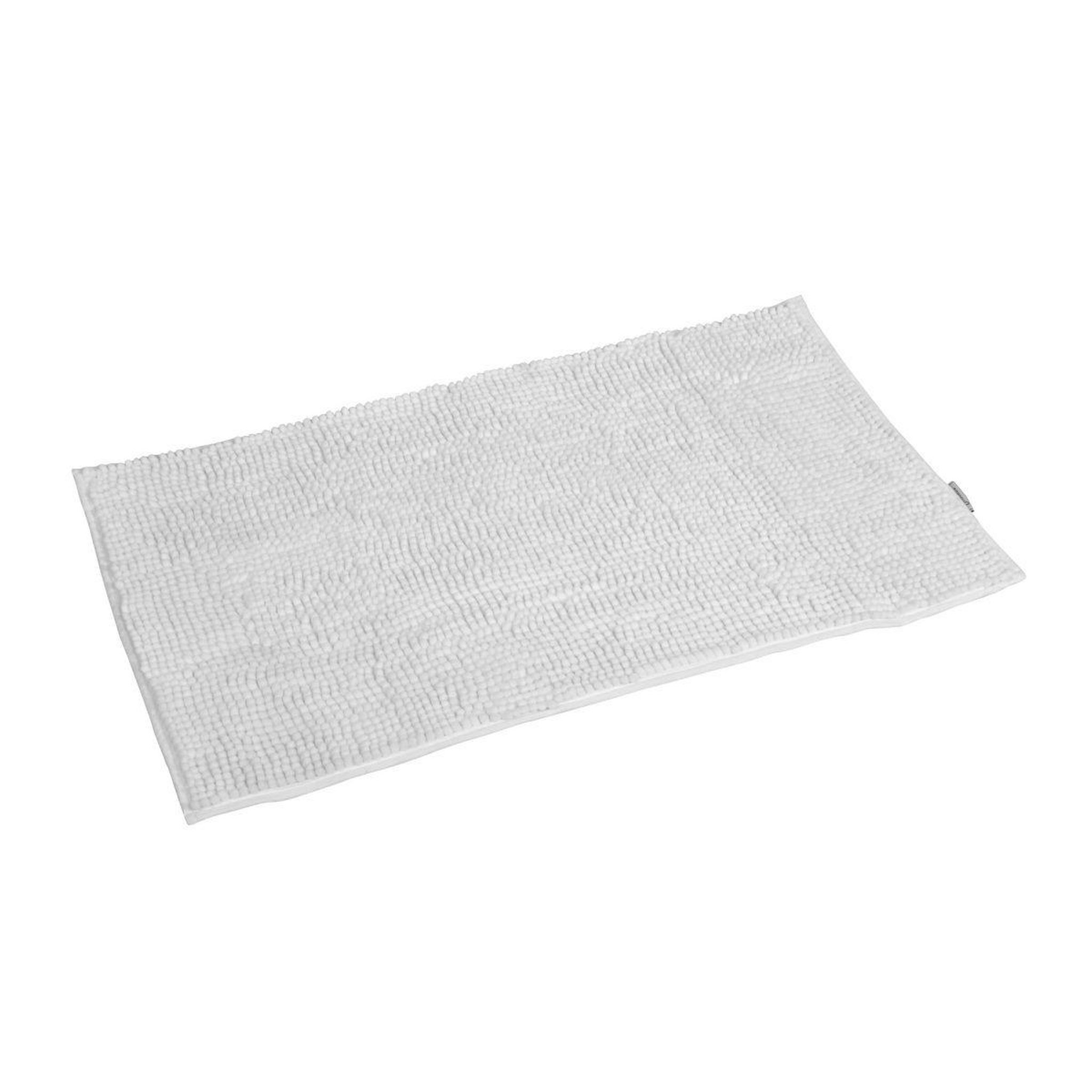 Douceur d'Intérieur Tapis de bain microfibre  sweety  45x75cm blanc