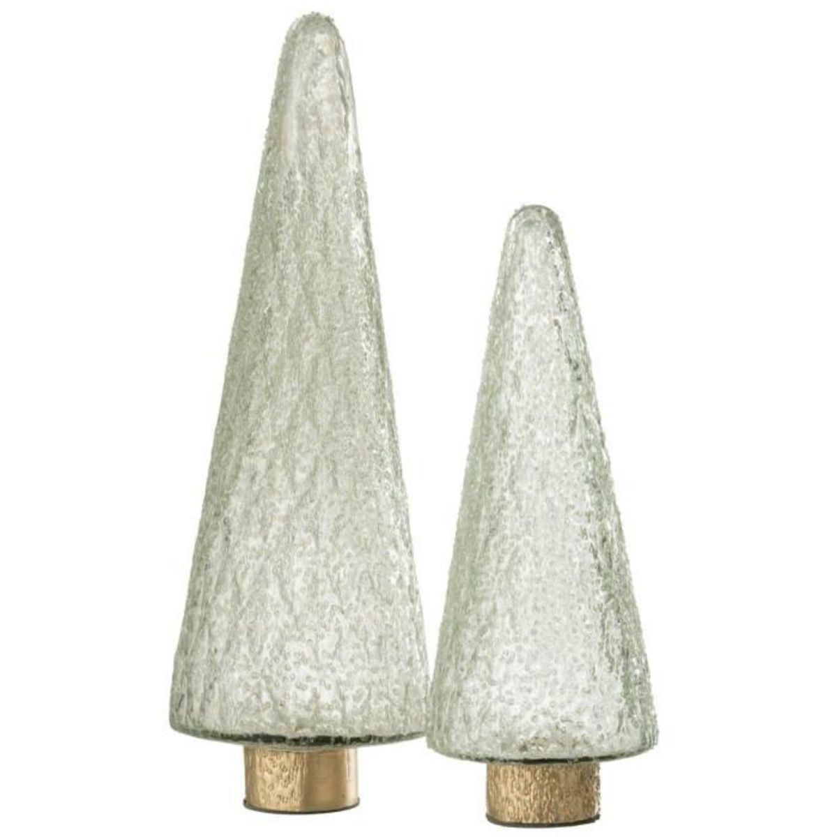 Paris Prix Sapin de Noël Déco en Verre  Ema  39cm Transparent