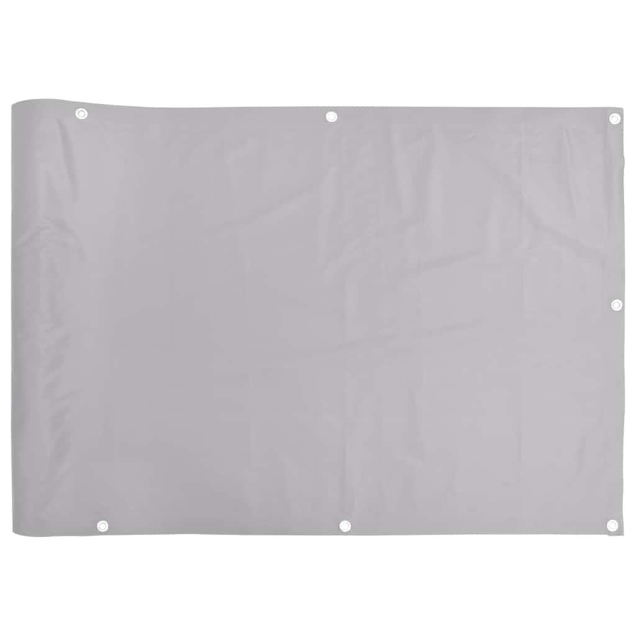 Voir la diapositive 2 : VIDAXL Ecran d'intimite de balcon gris 600x90 cm PVC