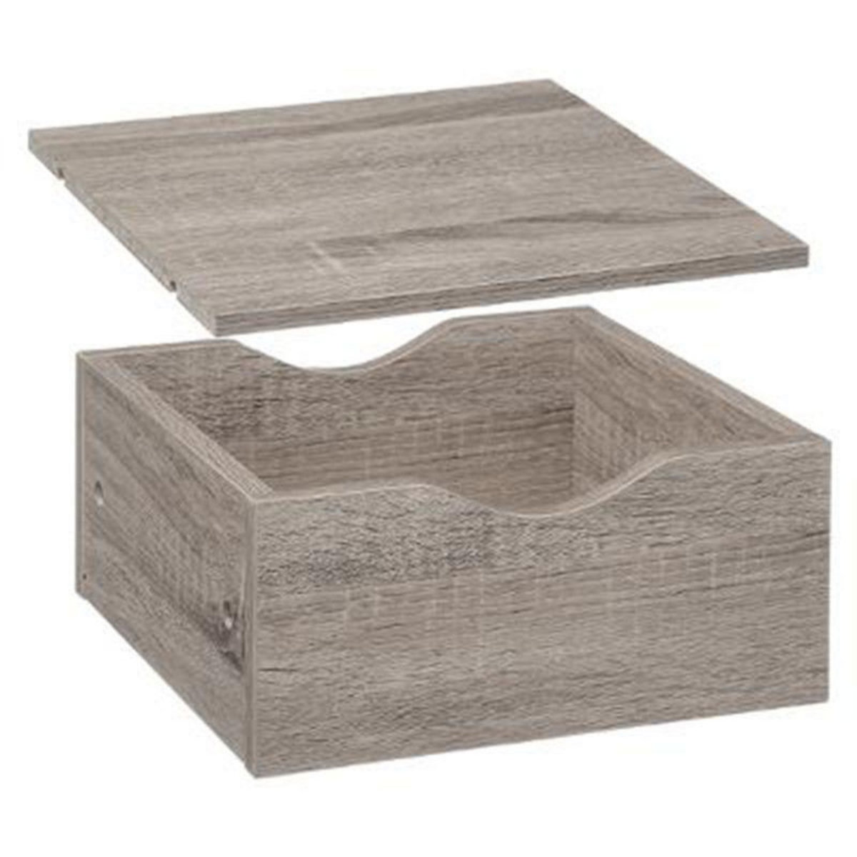  Tiroir & Étagère pour Meuble  Mix N'Modul  31cm Gris