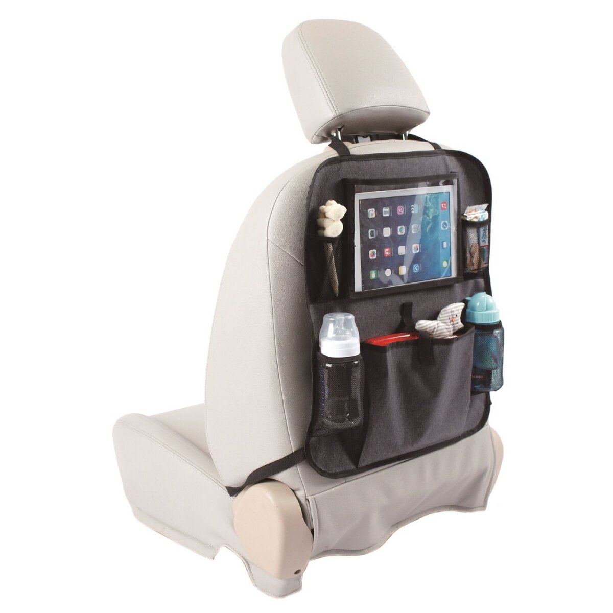 Poche de rangement automatique pour siège arrière de voiture, support de  tablette à écran tactile, protecteur pour voyage - Équipement auto