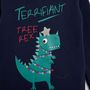 Voir la diapositive 2 : IN EXTENSO Ensemble pyjama polaire dinosaure garçon