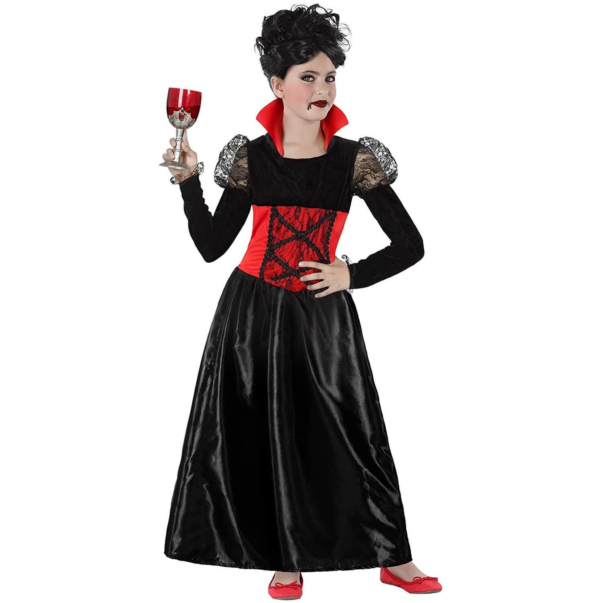 ATOSA Déguisement Vampiresse - Fille - 7/9 ans (122 à 134 cm)