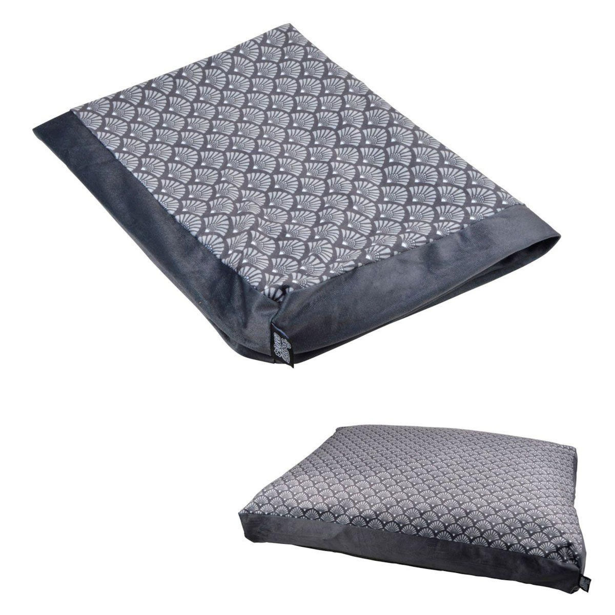 Paris Prix Housse de Coussin pour Chien & Chat  New Art  100cm Anthracite
