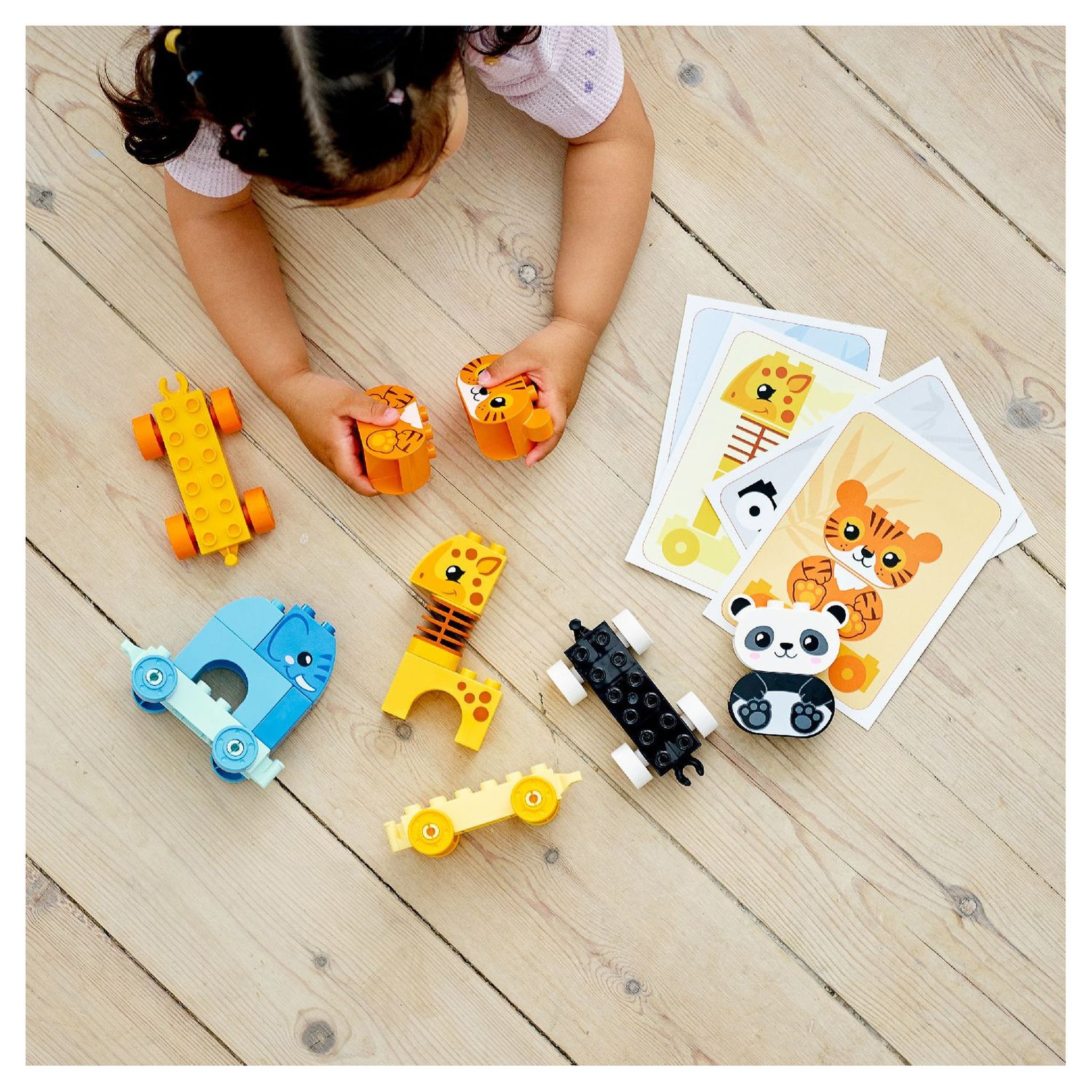 Voir la diapositive 4 : LEGO DUPLO 10955 - My First Le Train des Animaux, Jouet Premier Âge, Jeu Éducatif pour Enfants et Bébés agés de 1 an et plus