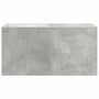 Voir la diapositive 4 : VIDAXL Armoire murale de bain gris beton 60x25x30 cm bois d'ingenierie