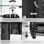 Voir la diapositive 4 : tectake Set de valises trolley rigides 4 parties, en plastique ABS robuste noir