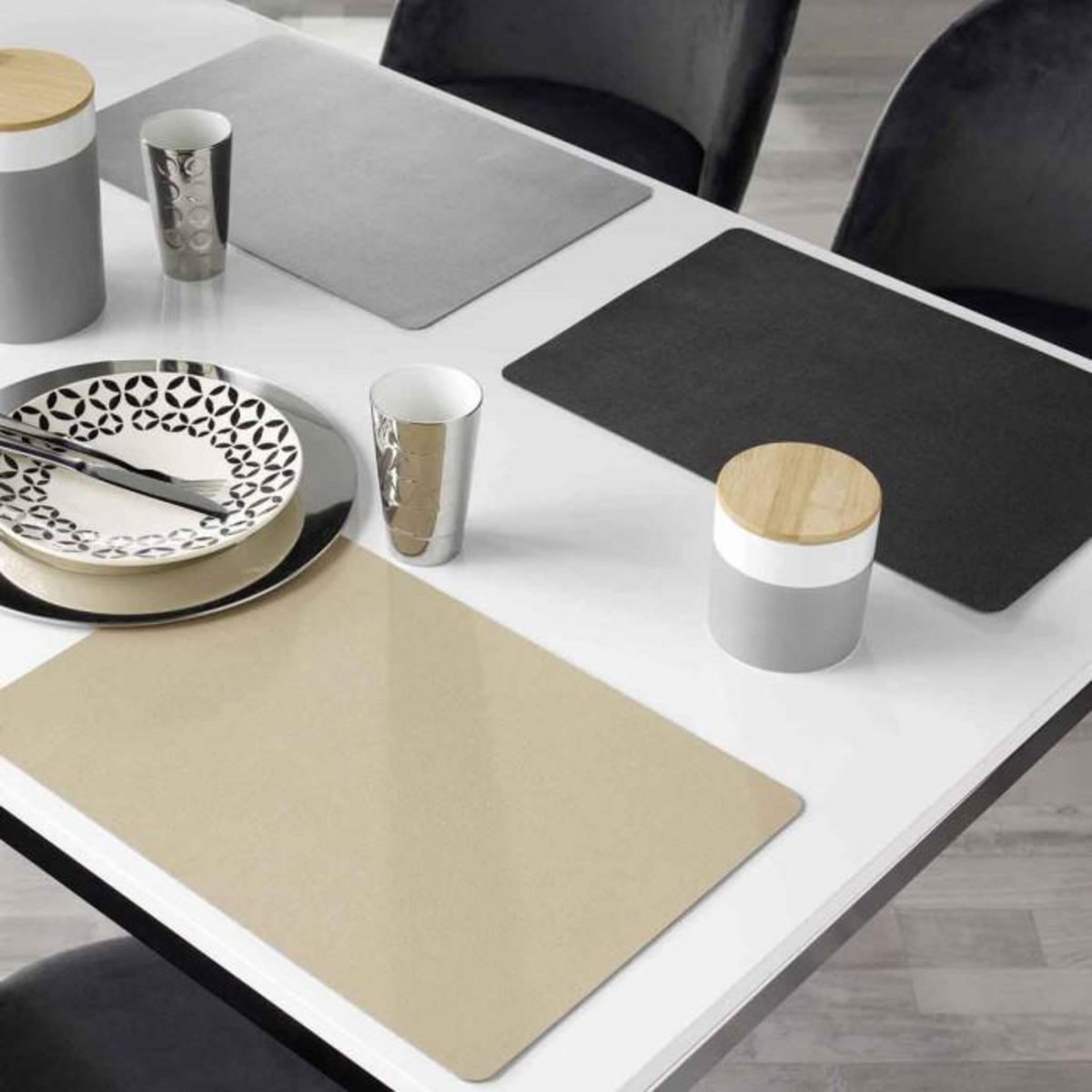 Paris Prix Set de Table Design  Bergame  30x43cm Naturel