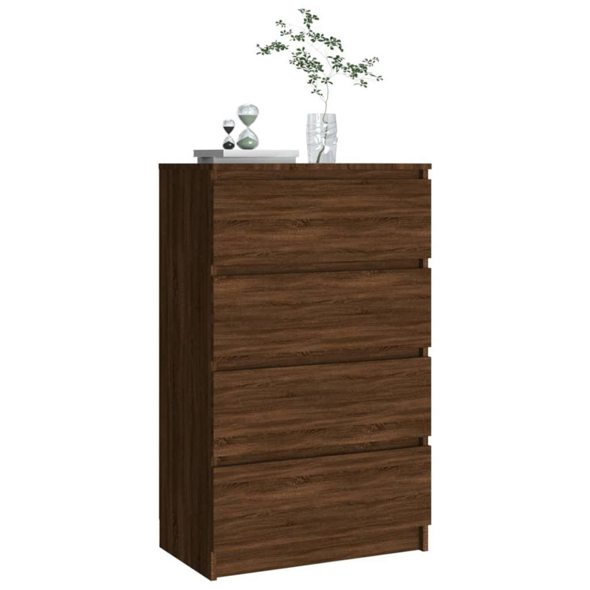 VIDAXL Buffet Chene marron 60x35x98,5 cm Bois d'ingenierie