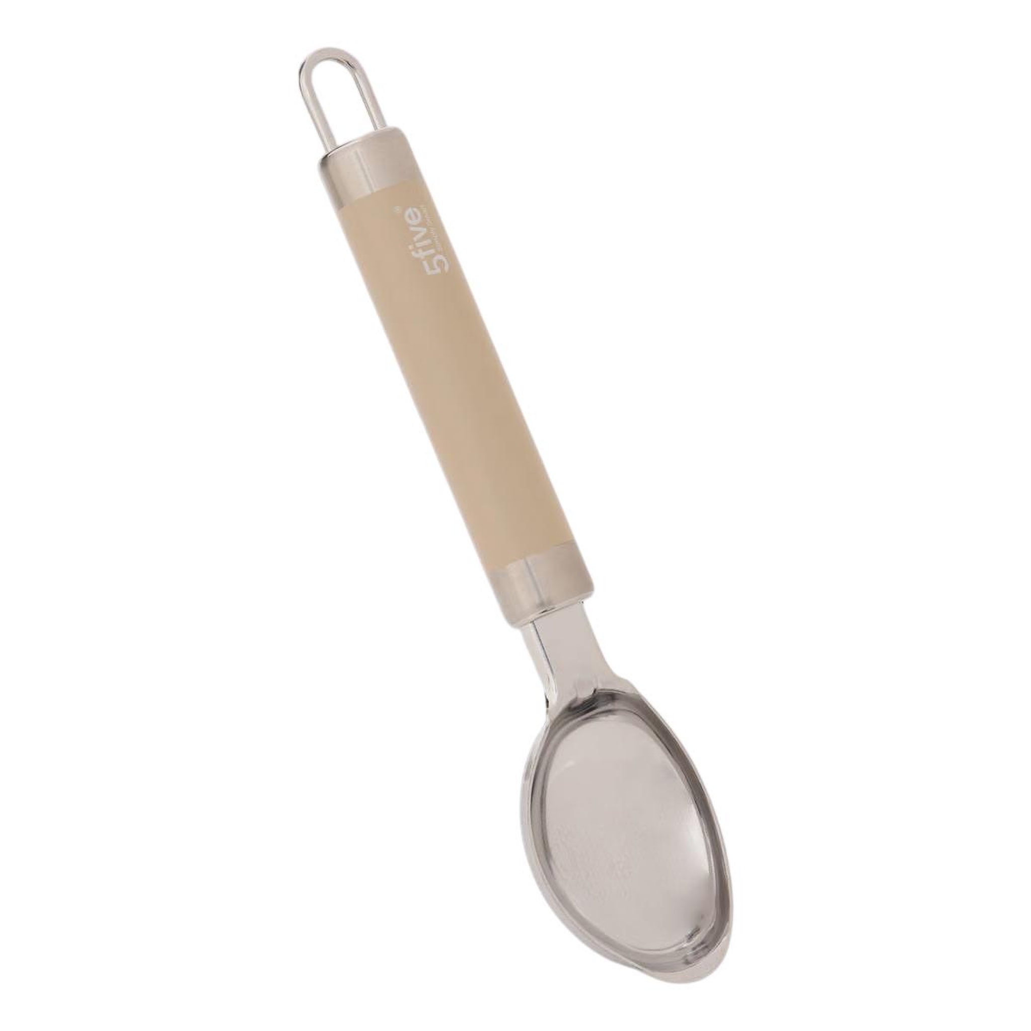FIVE Cuillère à glace en inox  solstice  19cm beige