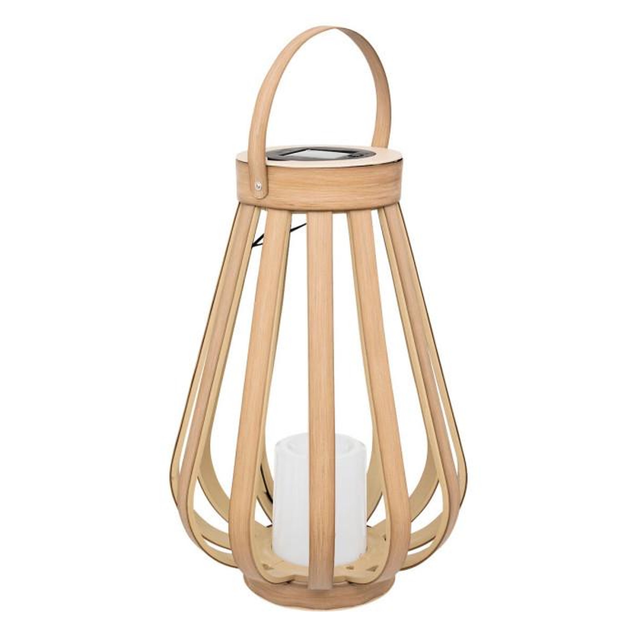 ATMOSPHERA Lanterne d'Extérieur Solaire  Aria  34cm Naturel