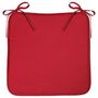 Voir la diapositive 1 : Paris Prix Galette de Chaise  Micro  39x39cm Rouge