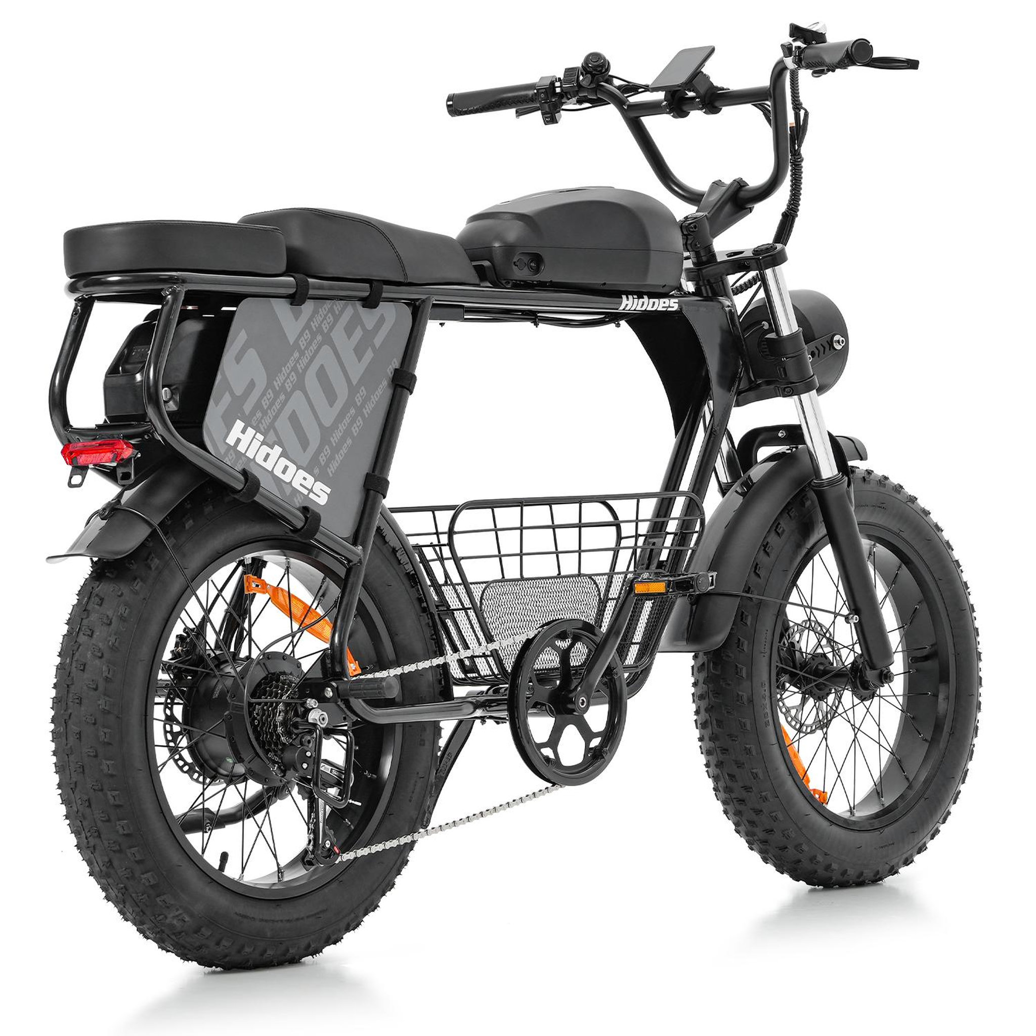 Voir la diapositive 4 : HIDOES Vélo électrique Hidoes B9, double batterie 1623 Wh, pneus larges 20 pouces, noir