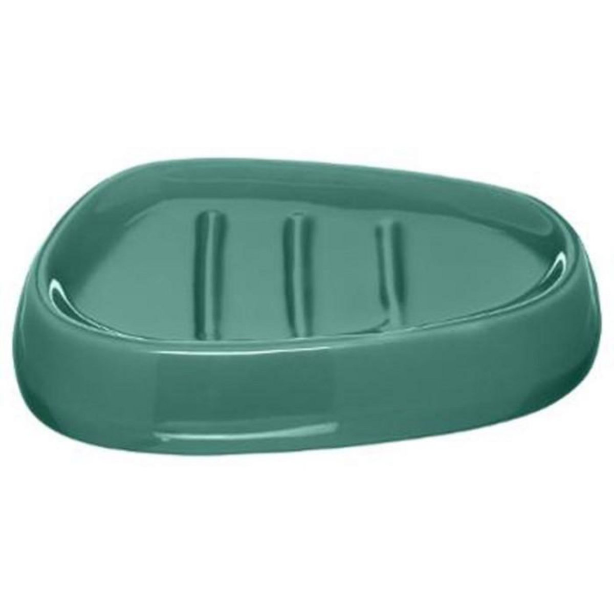 FIVE Porte Savon  Galet  12cm Emeraude