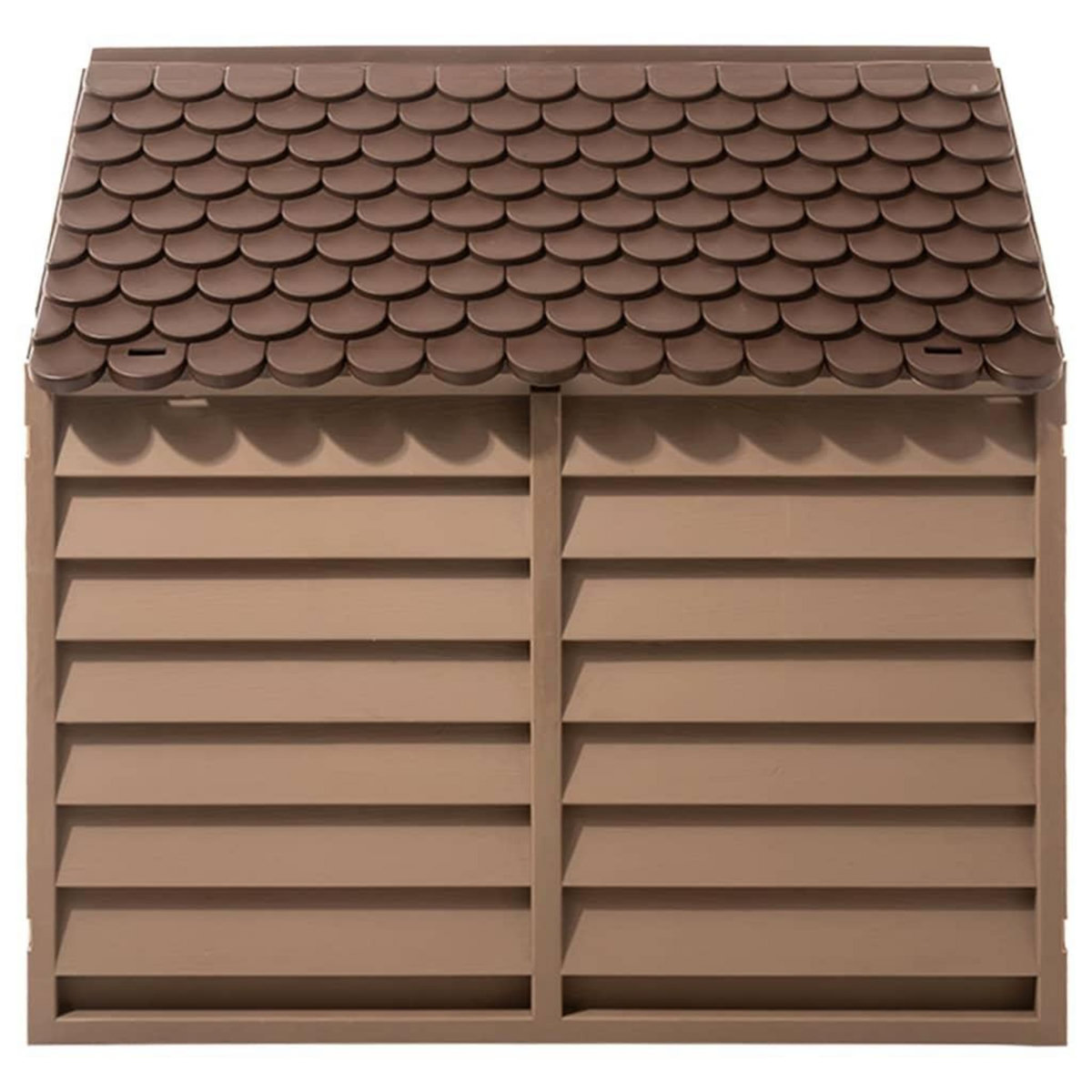 VIDAXL Niche pour chien Marron 86x84x82 cm Polypropylene