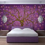 Paris Prix Papier Peint  Abstraction : Arbre Violet. Coloris disponibles : Multicolore
