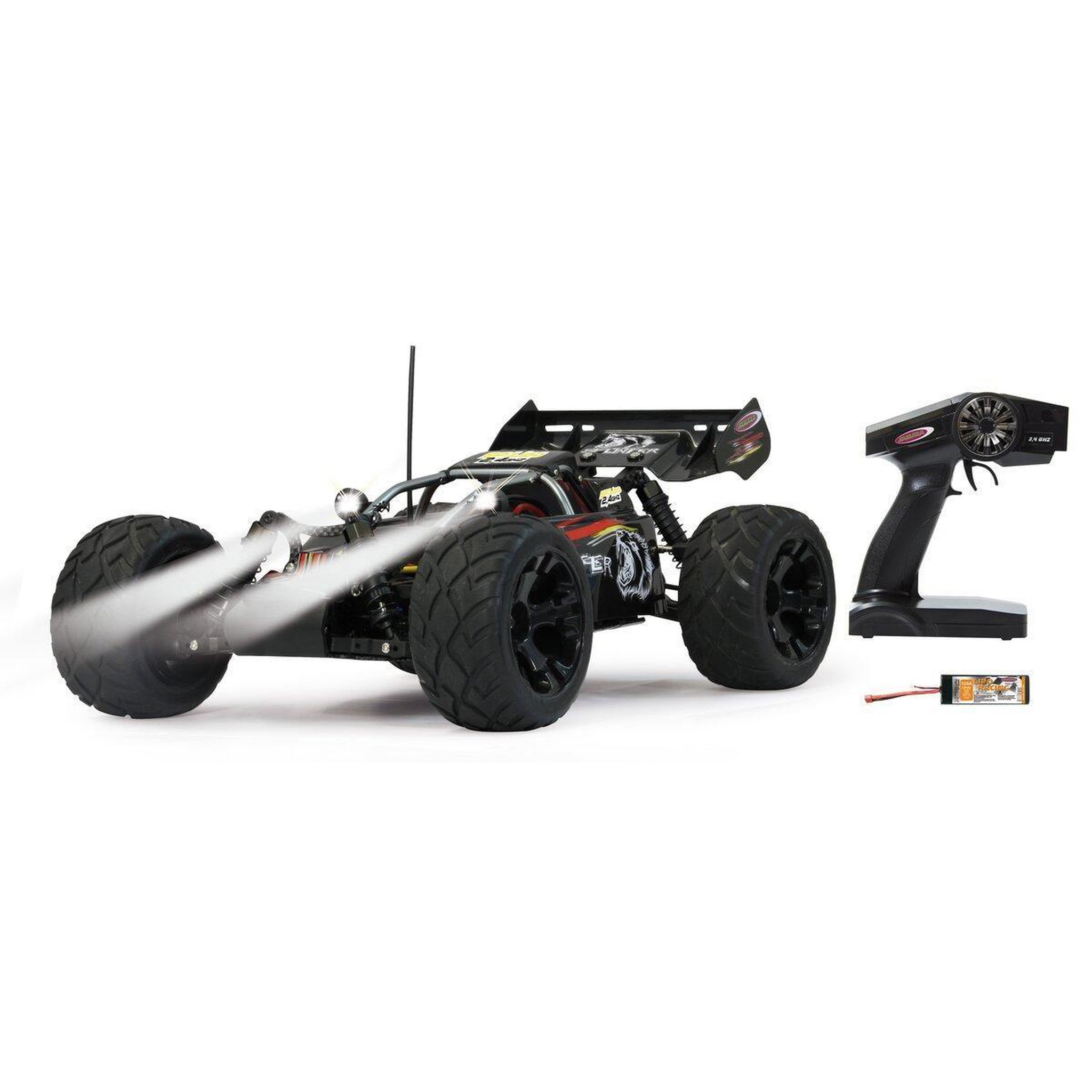 Jamara Splinter desertbuggy 4wd 1:10 lipo 2,4ghz avec led