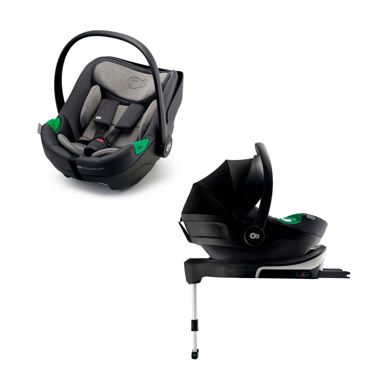 KINDERKRAFT Chaise haute multifonction - transat et siège réglable