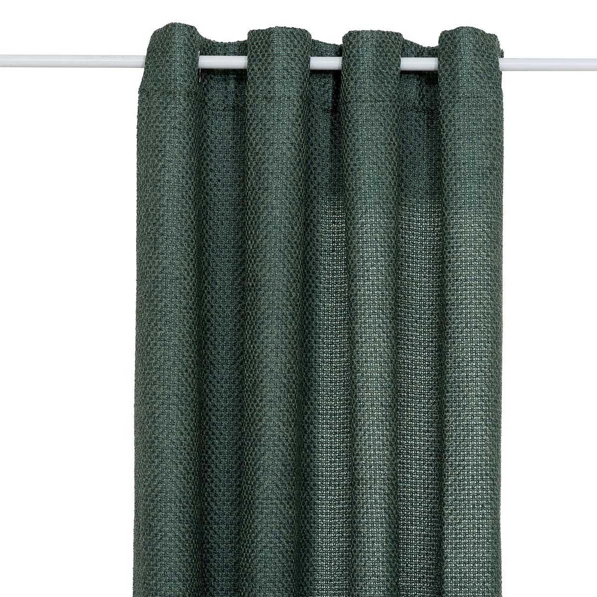 Voir la diapositive 2 : ATMOSPHERA Rideau maille à œillets  wild  140x260cm vert tilleul