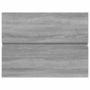 Voir la diapositive 3 : VIDAXL Armoire d'evier Sonoma gris 60x38,5x45 cm Bois d'ingenierie
