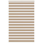 VIDAXL Store zebre marron sable largeur du tissu 140,9cm polyester