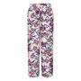 Voir la diapositive 2 : Only Pantalon Blanc/Vert/Rose Femme Only Nova Life Palazzo