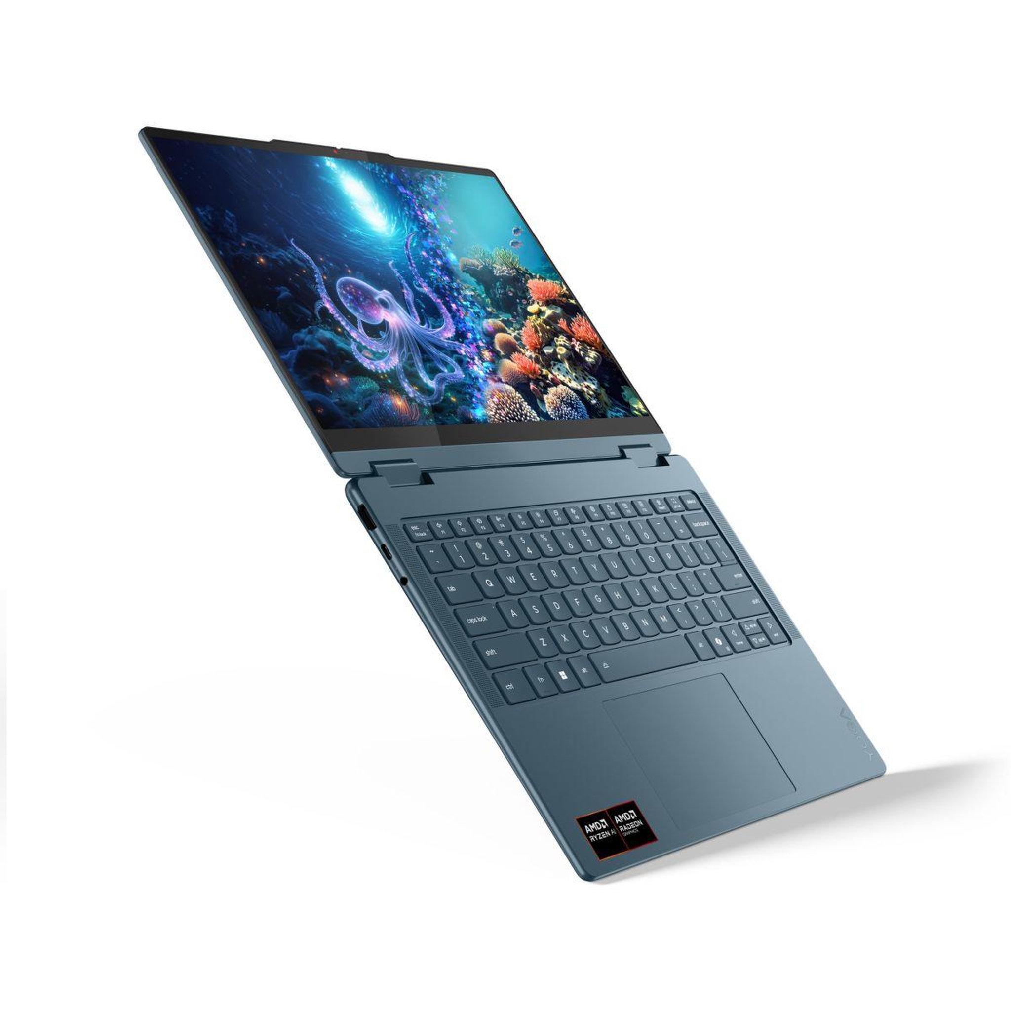 Voir la diapositive 4 : Lenovo Ordinateur portable Yoga 7 2-in1 14AKP10 OLED Copilot+PC