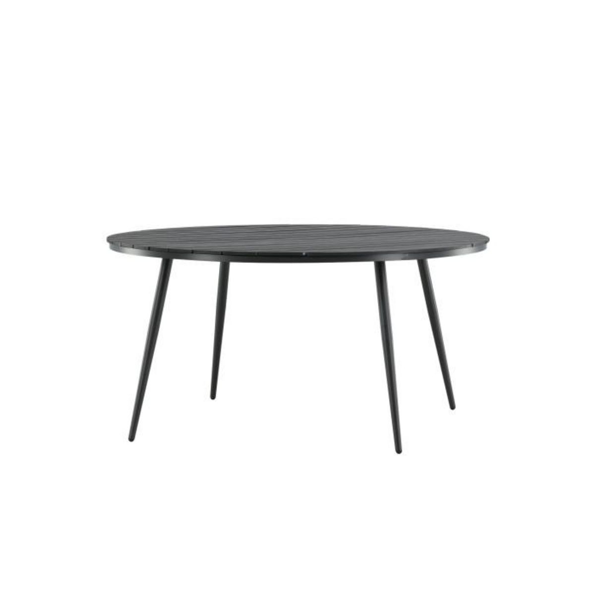 Paris Prix Table de Jardin Ronde  Break  150cm Noir