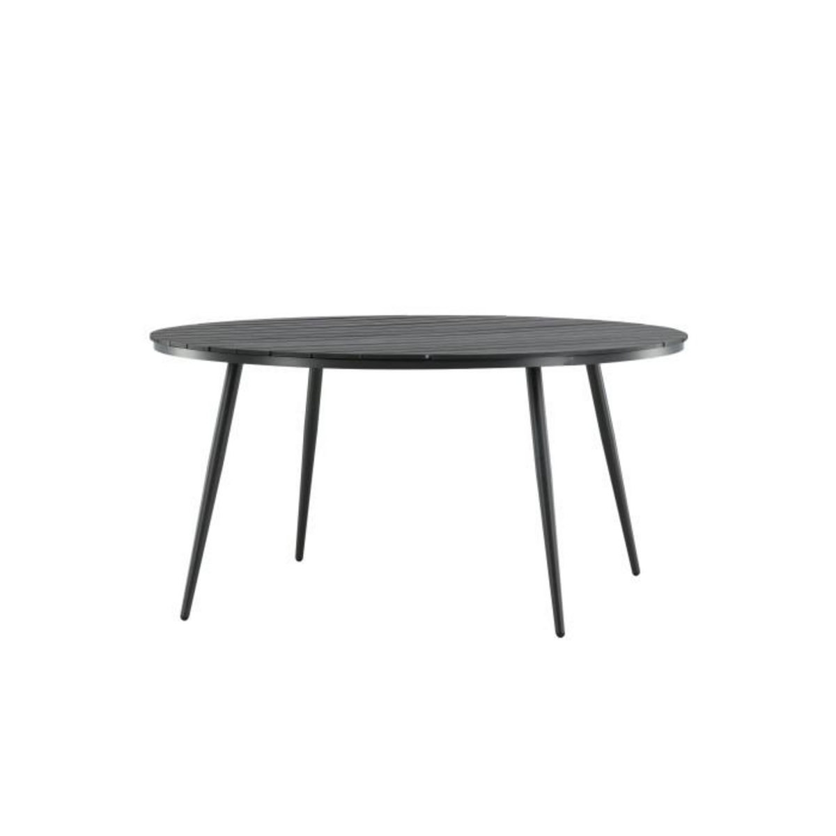 Paris Prix Table de Jardin Ronde  Break  150cm Noir