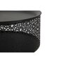 Voir la diapositive 3 : Paris Prix Table d'Appoint Avec Rangement  Blacky  50cm Noir & Or