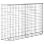 Voir la diapositive 5 : VIDAXL Lit sureleve a gabion en trapeze Acier galvanise 150x20x100 cm