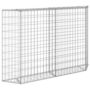 Voir la diapositive 5 : VIDAXL Lit sureleve a gabion en trapeze Acier galvanise 150x20x100 cm