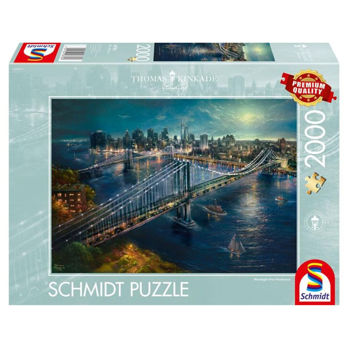 Schmidt Spiele Puzzle 2000 pcs Clair de lune a Manhattan