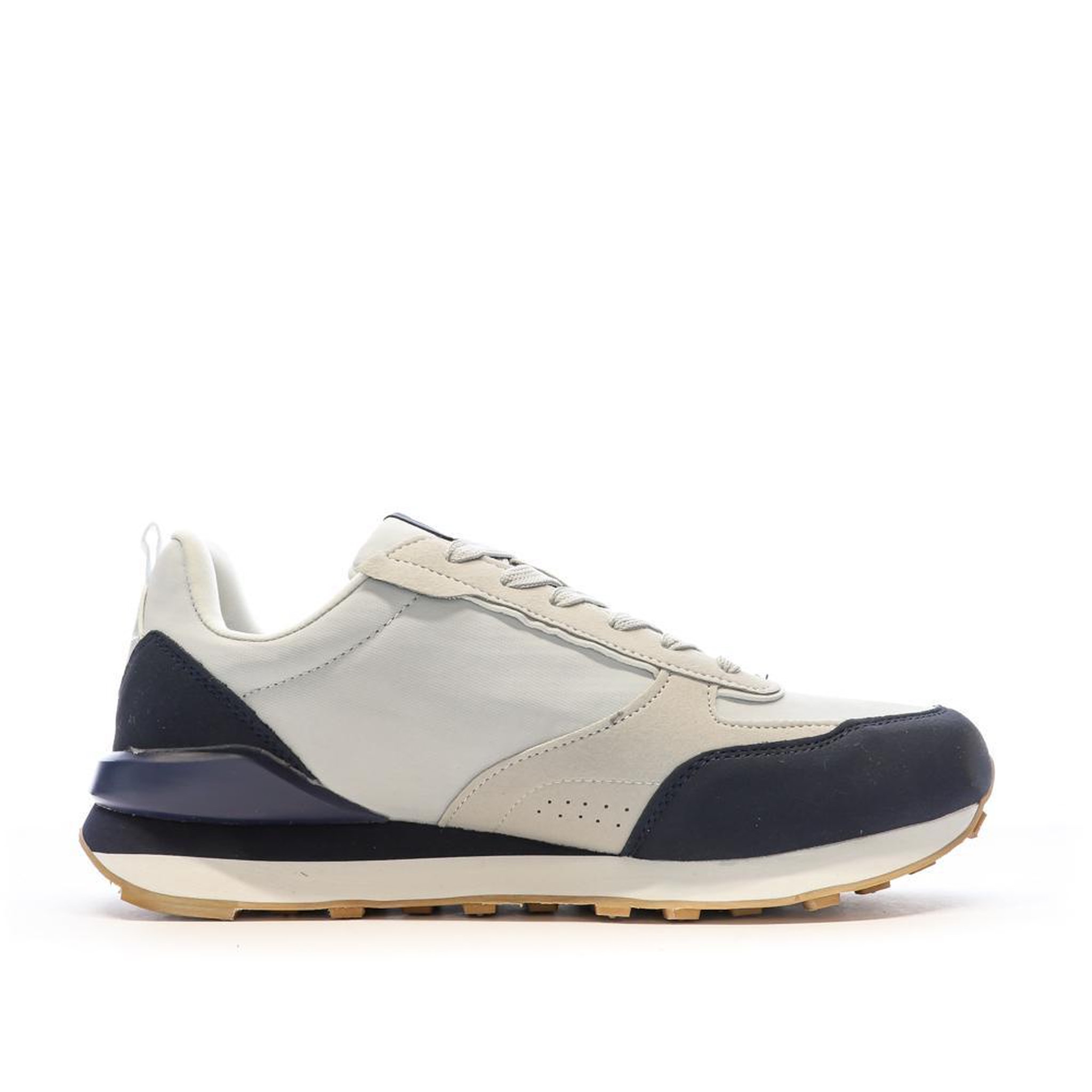 Voir la diapositive 2 : LOTTO Baskets Grises/Marine Homme Lotto Twenty 5
