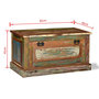 Voir la diapositive 6 : VIDAXL Banc de rangement de chaussures Bois de recuperation
