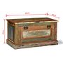 Voir la diapositive 6 : VIDAXL Banc de rangement de chaussures Bois de recuperation