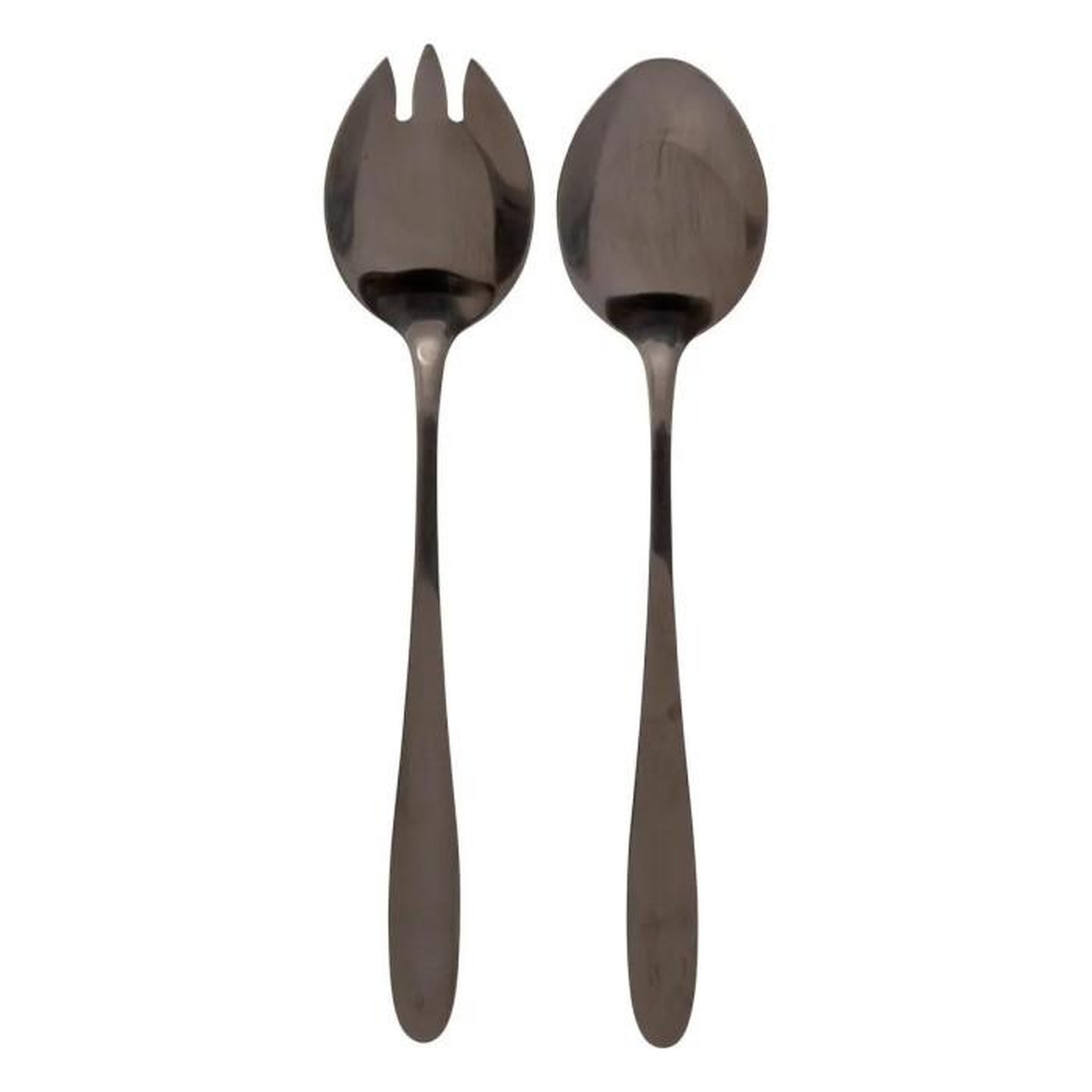 SECRET DE GOURMET Couverts à Salade  Lance  24cm Noir