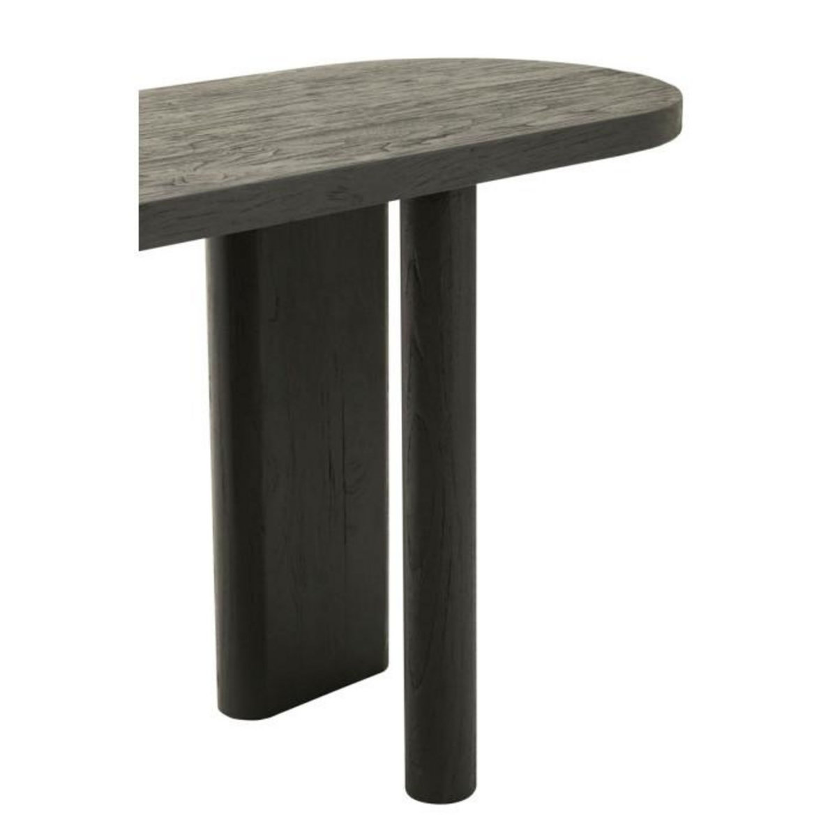 Paris Prix Console Design  Teck  150cm Noir