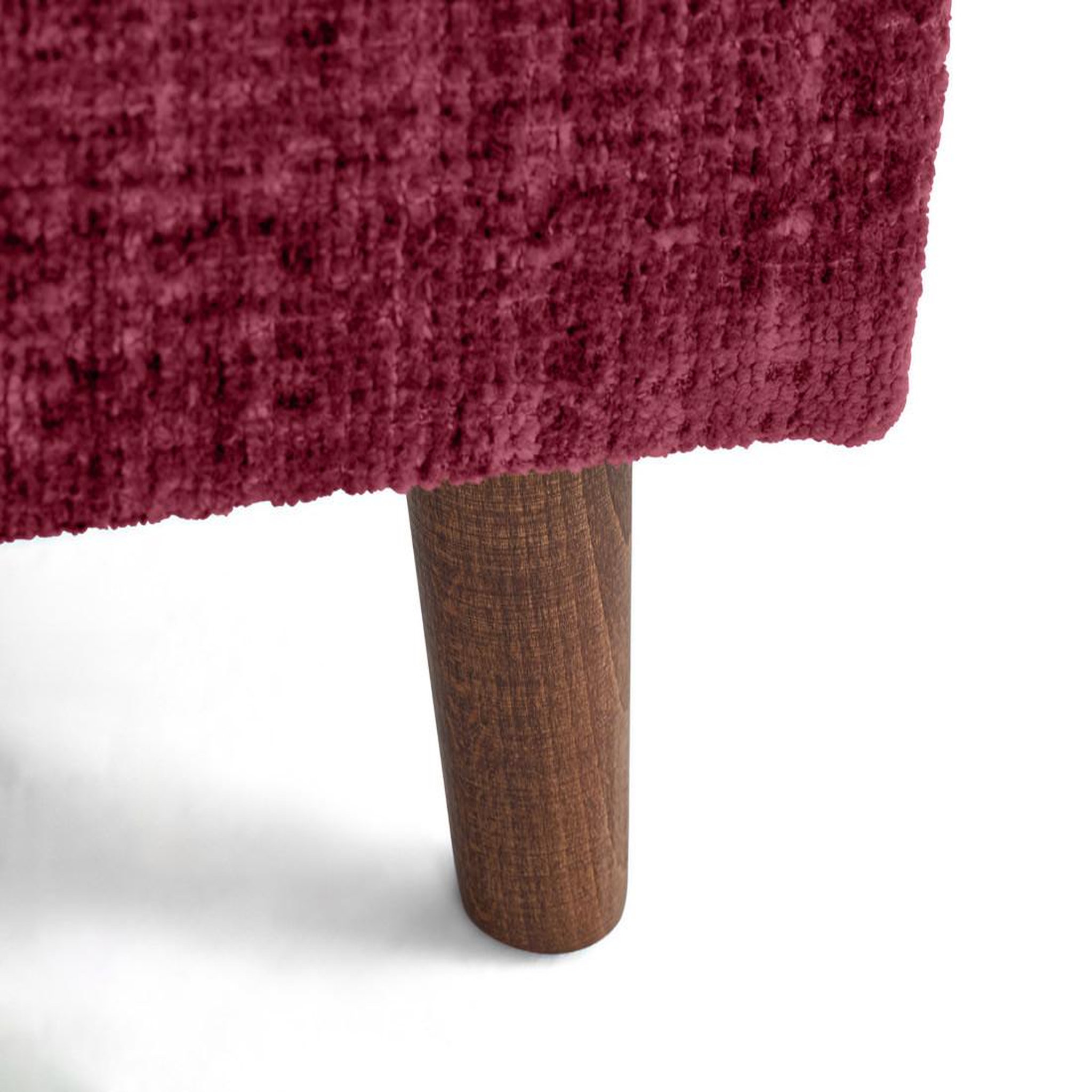 Voir la diapositive 5 : LISA DESIGN Rune - pouf en velours texturé