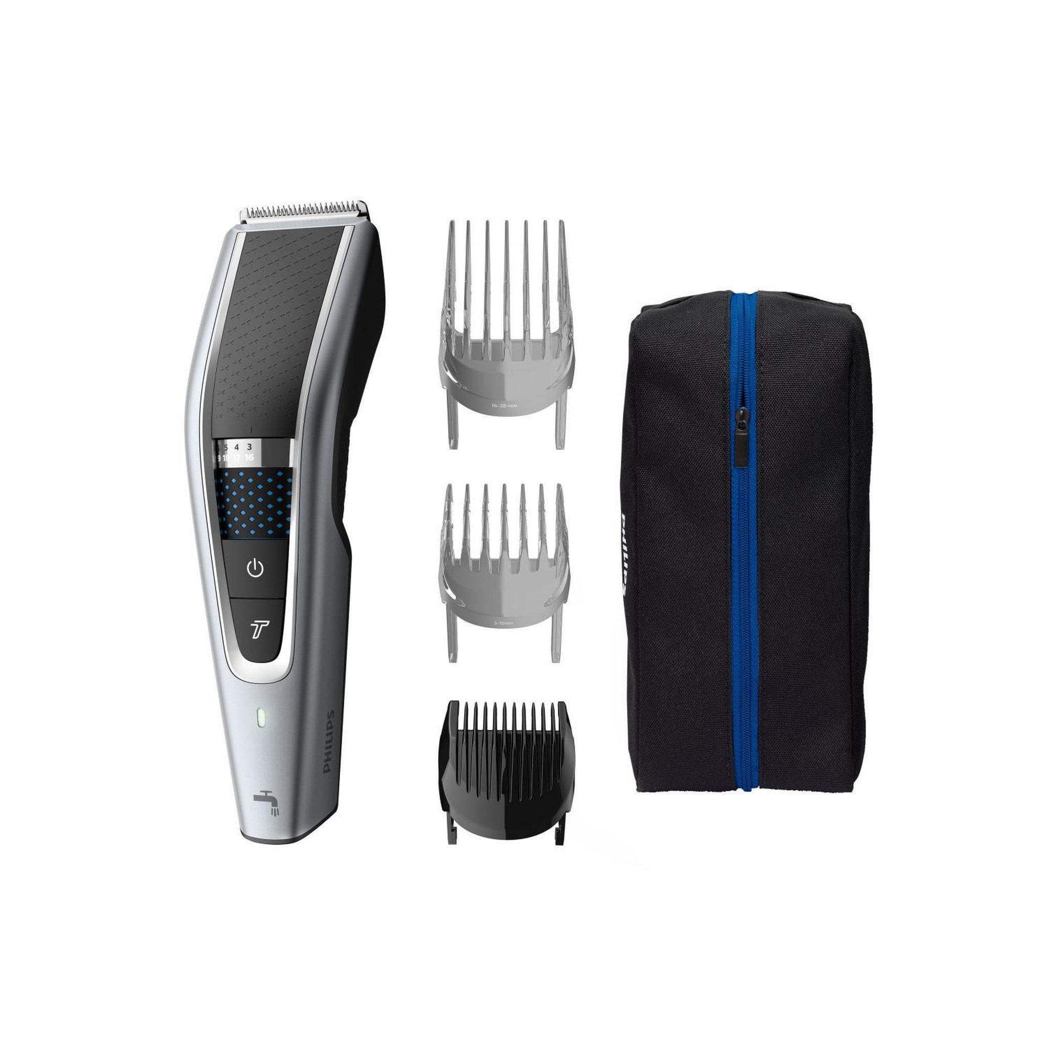 Voir la diapositive 3 : Philips Philips 5000 series tondeuse à cheveux lavable, technologie trim-n-flow pro