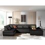Voir la diapositive 2 : LISA DESIGN Vermont - canapé panoramique d'angle gauche - 7 places - xxl - en velours
