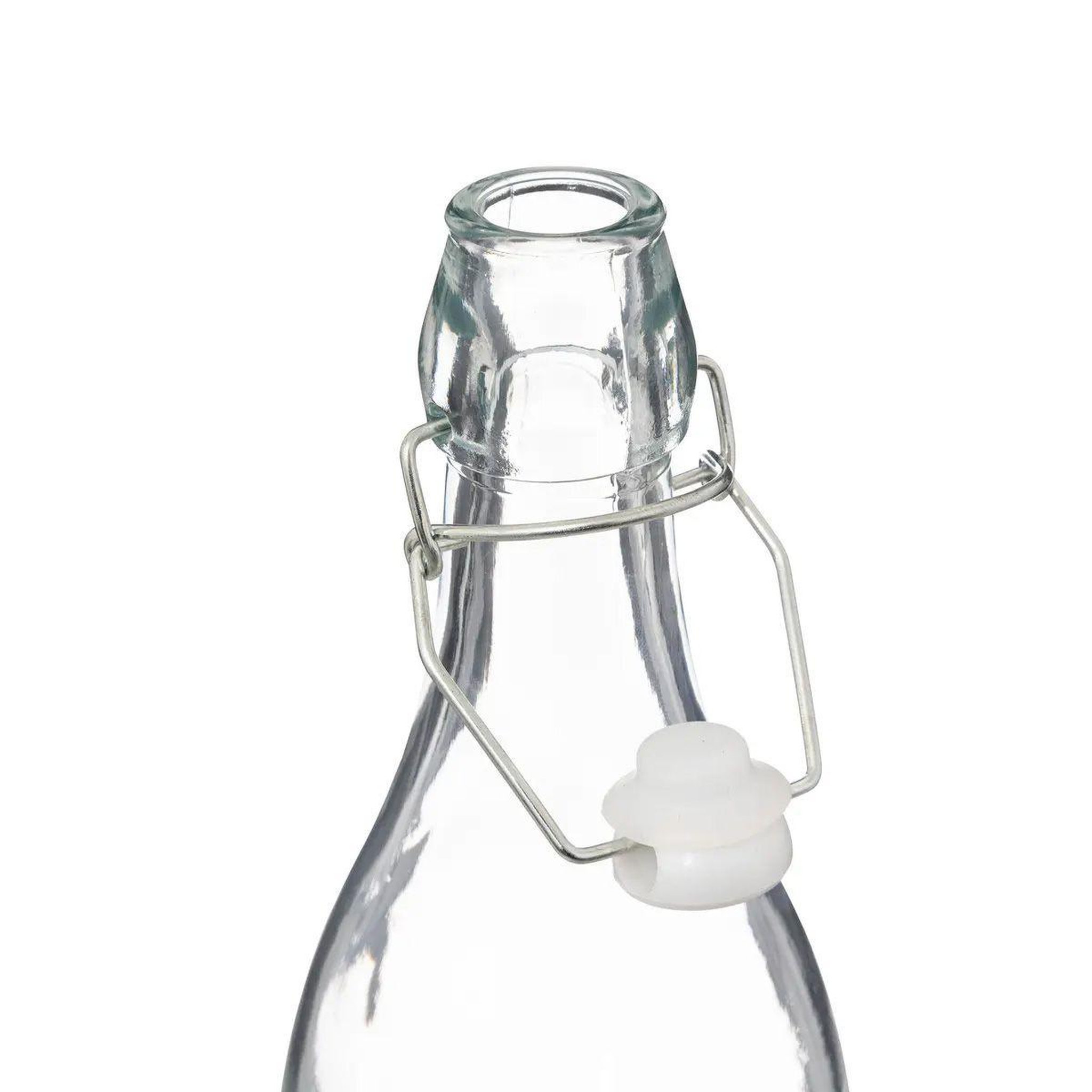 Voir la diapositive 3 : SECRET DE GOURMET Bouteille en verre  limonade  1l transparent