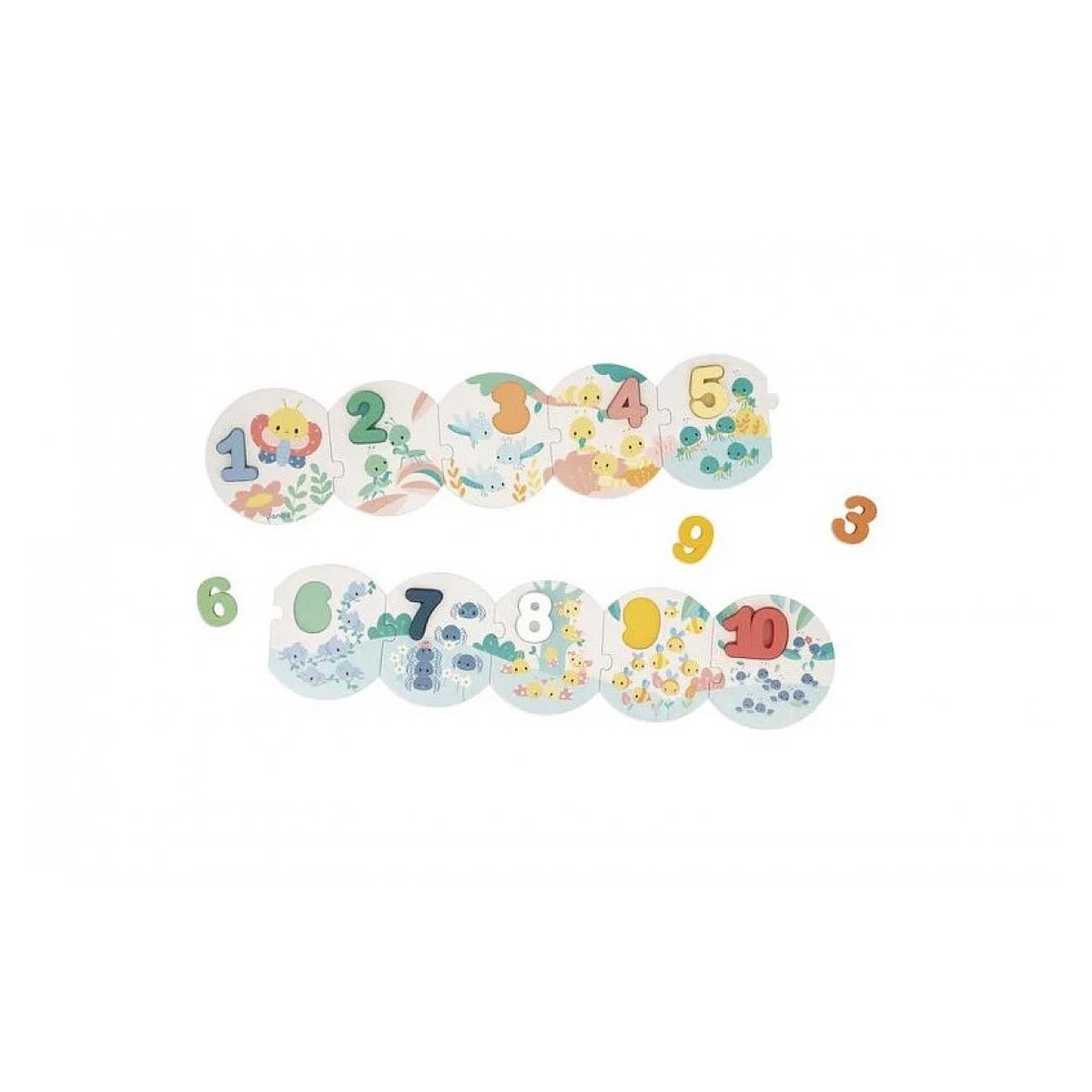 Voir la diapositive 2 : Juratoys-Janod Puzzle Mes premiers chiffres